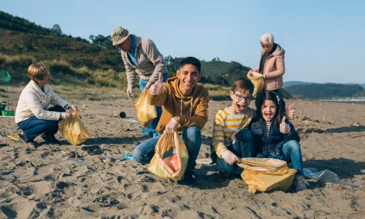 Grup de persones voluntàries.