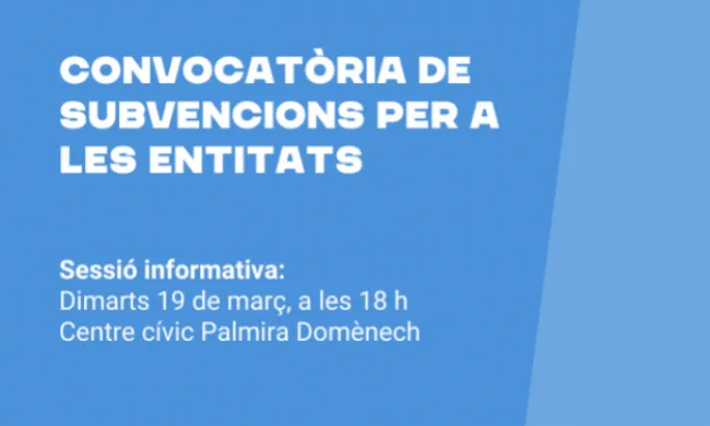 Sessió informativa per a entitats. Font: Ajuntament del Prat de Llobregat.