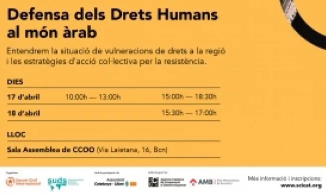 Formació presencial sobre legalitat i drets humans. Font: SCICAT.