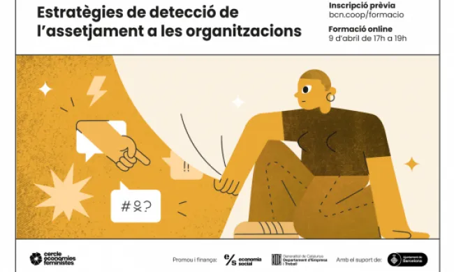 Cartell de la formació 'Estratègies de detecció de l'assetjament a les organitzacions'