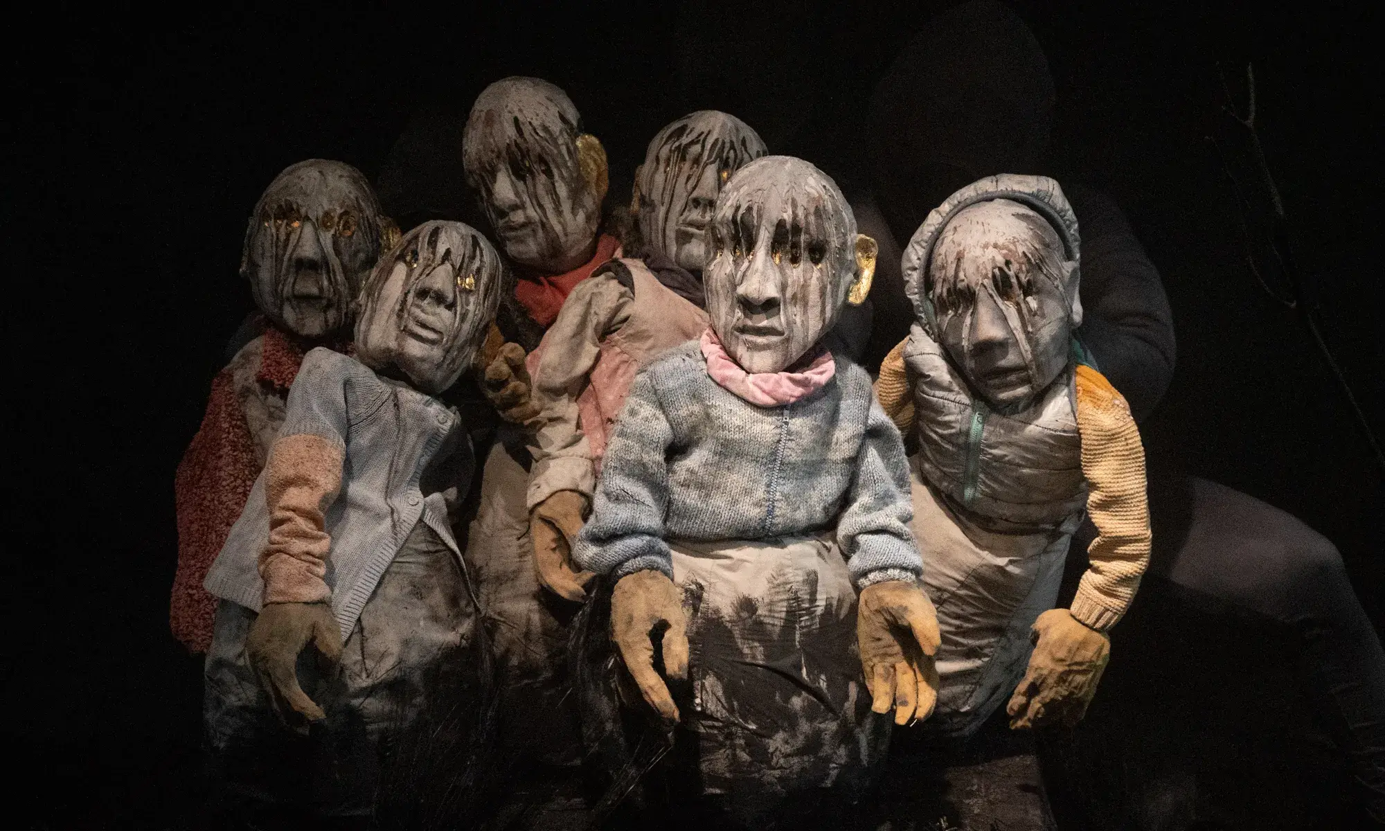 Escena dels personatges de 'Cecs', de la companyia Urmah.