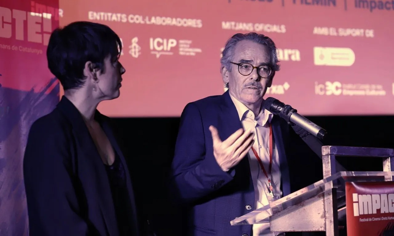 L'Oriol Porta és el director del Festival de Cinema i Drets Humans de Catalunya, l’IMPACTE!