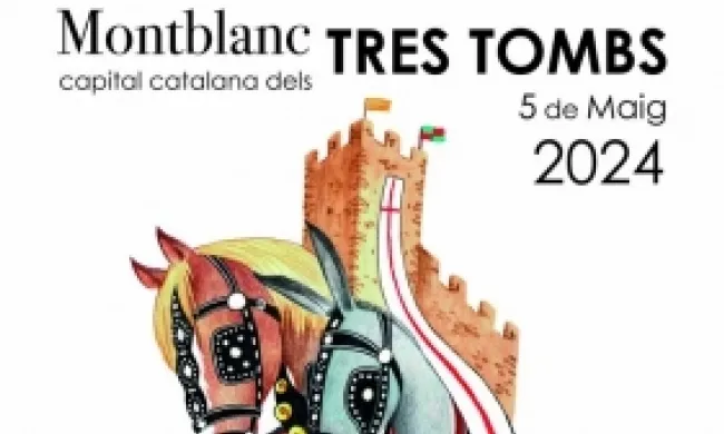 Fragment del cartell oficial de la XXVII Trobada Nacional de Tres Tombs