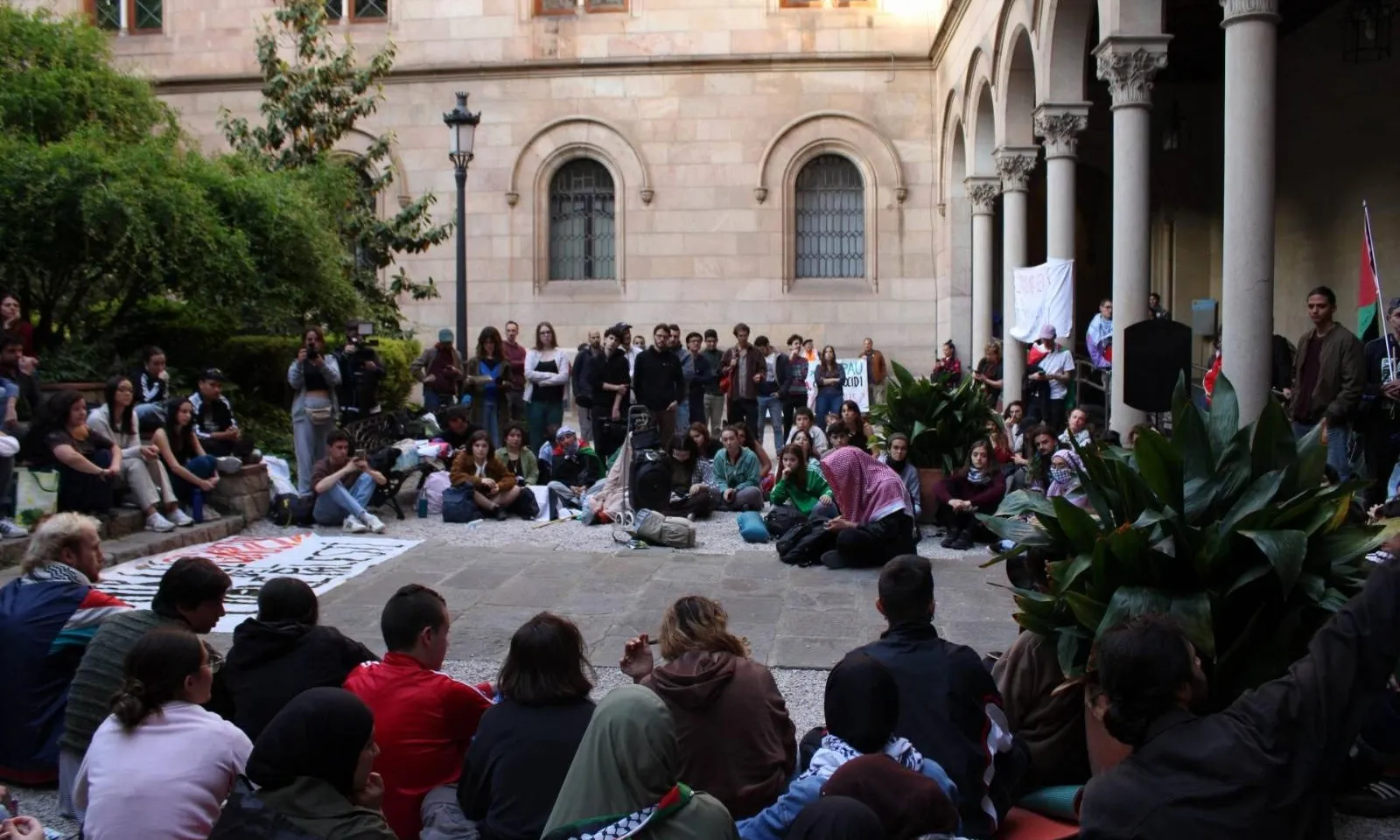 L'acampada marca el punt de partida d’un “procés de mobilització a les universitats públiques catalanes.