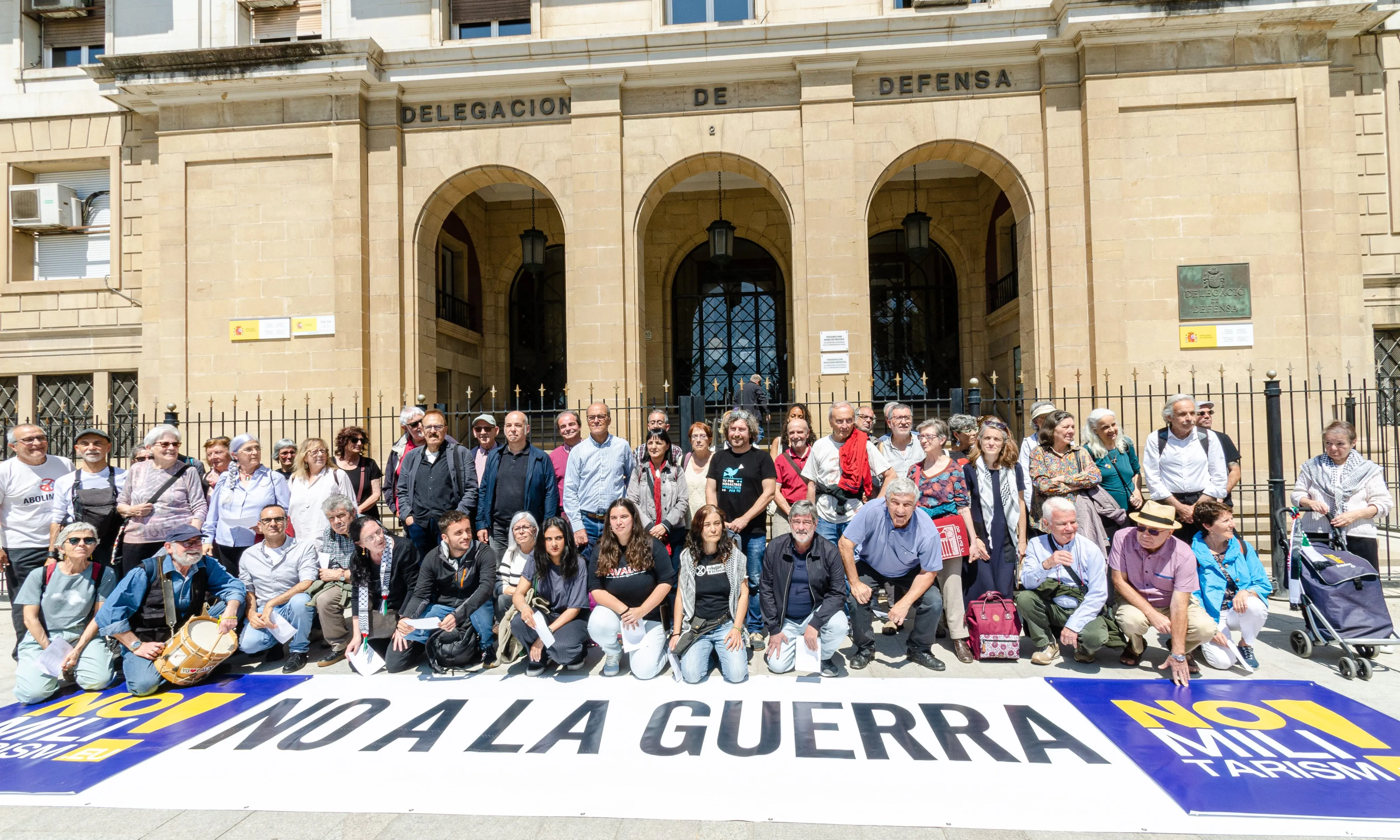 Manifestació del Centre Delàs.