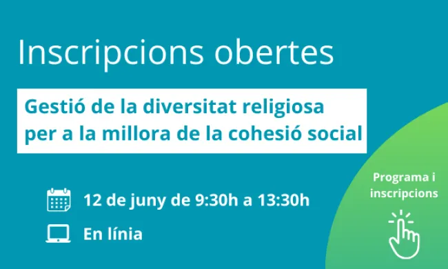 Imatge del curs 'Gestió de la diversitat religiosa per a la millora de la cohesió social. Font: Direcció General d’Afers Religiosos