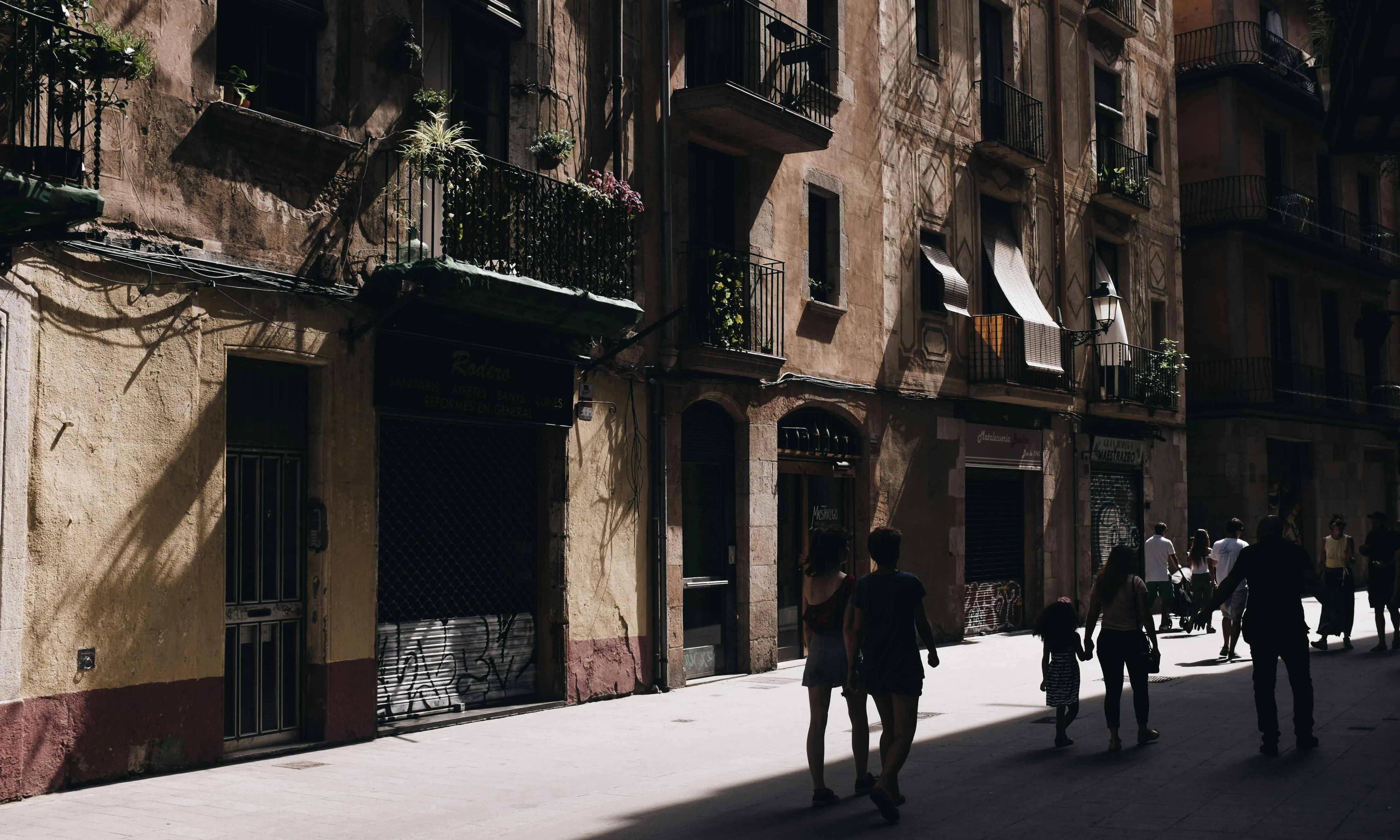 Carrers de barri. 