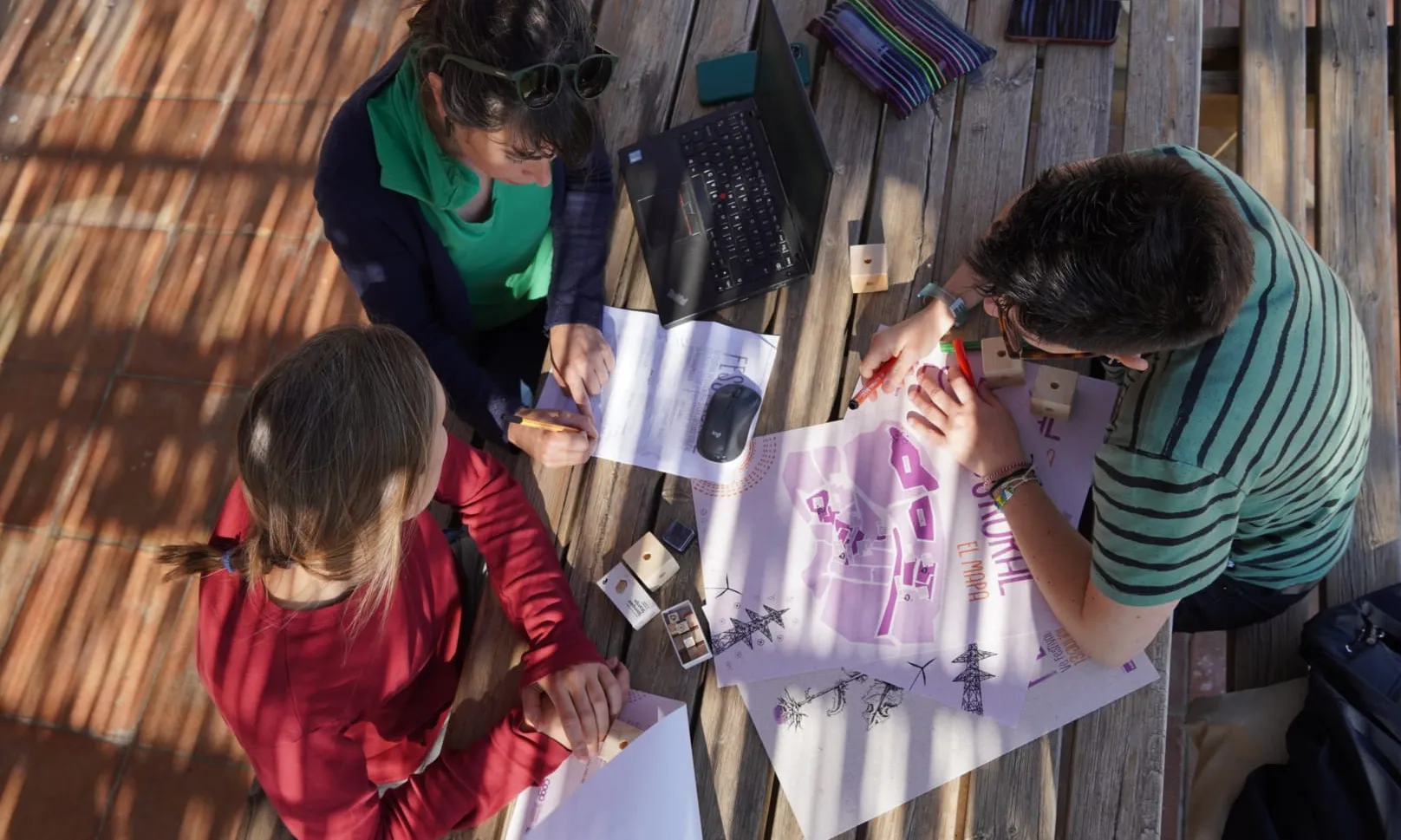 Membres de l'organització de la 5a edició del Festival de l'Economia Social i Solidària Rural
