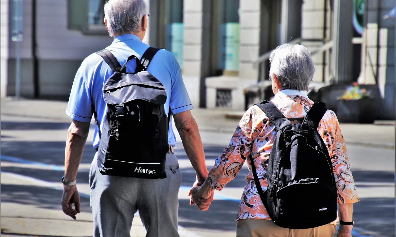 Parella de persones grans. 