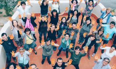Foto de grup. Font: Plana web de SETEM Catalunya