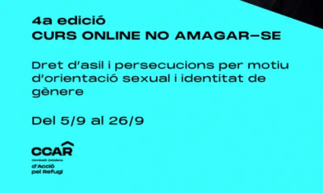 Formació virtual sobre el dret d’asil LGTBIQ+. Font: Lafede.cat.