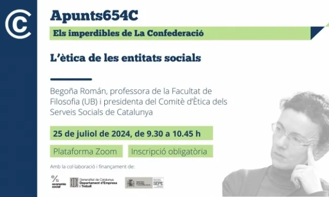 Esdeveniment adreçat a persones relacionades amb el tercer sector social. Font: La Confederació.