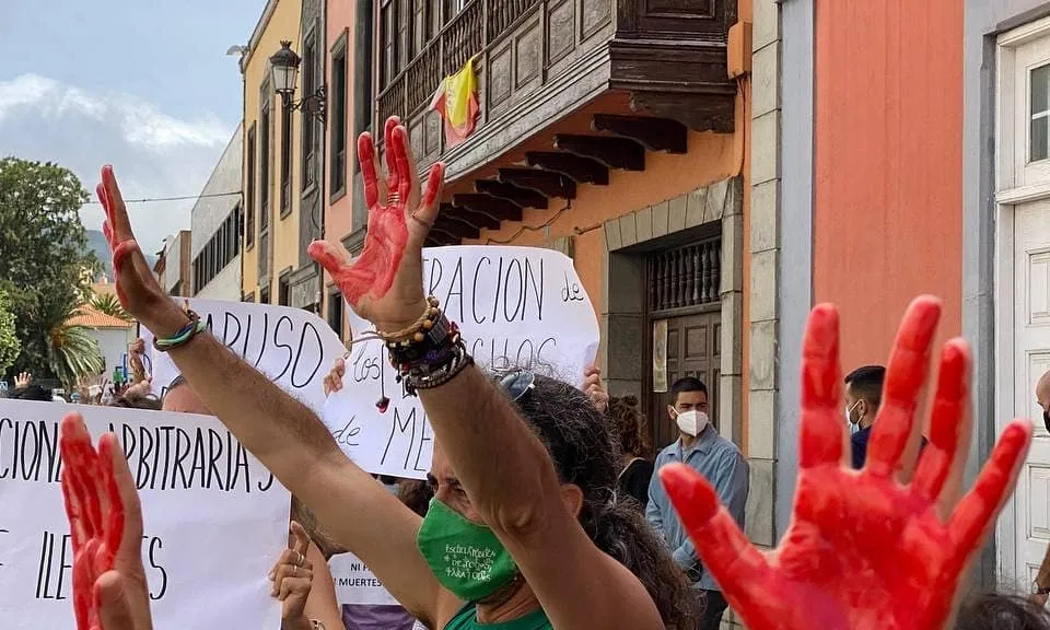 Les Canàries ha estat una altra de les destinacions de la caravana.
