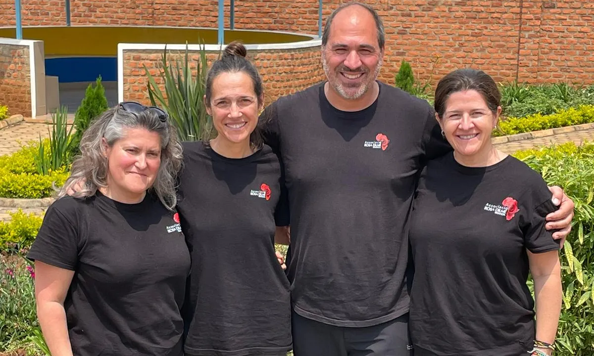 L'equip fundador de l'associació Rosa Dilmé.