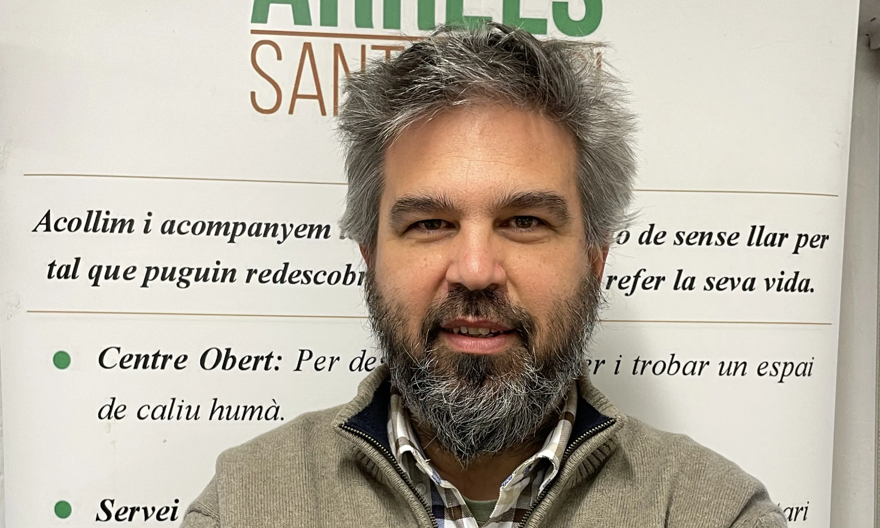 Roger Torres, president d'Arrels Sant Ignasi