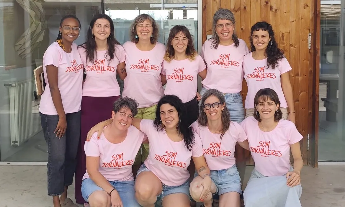 Les deu integrants de l'equip de la cooperativa La Sembra. Font: La Sembra.