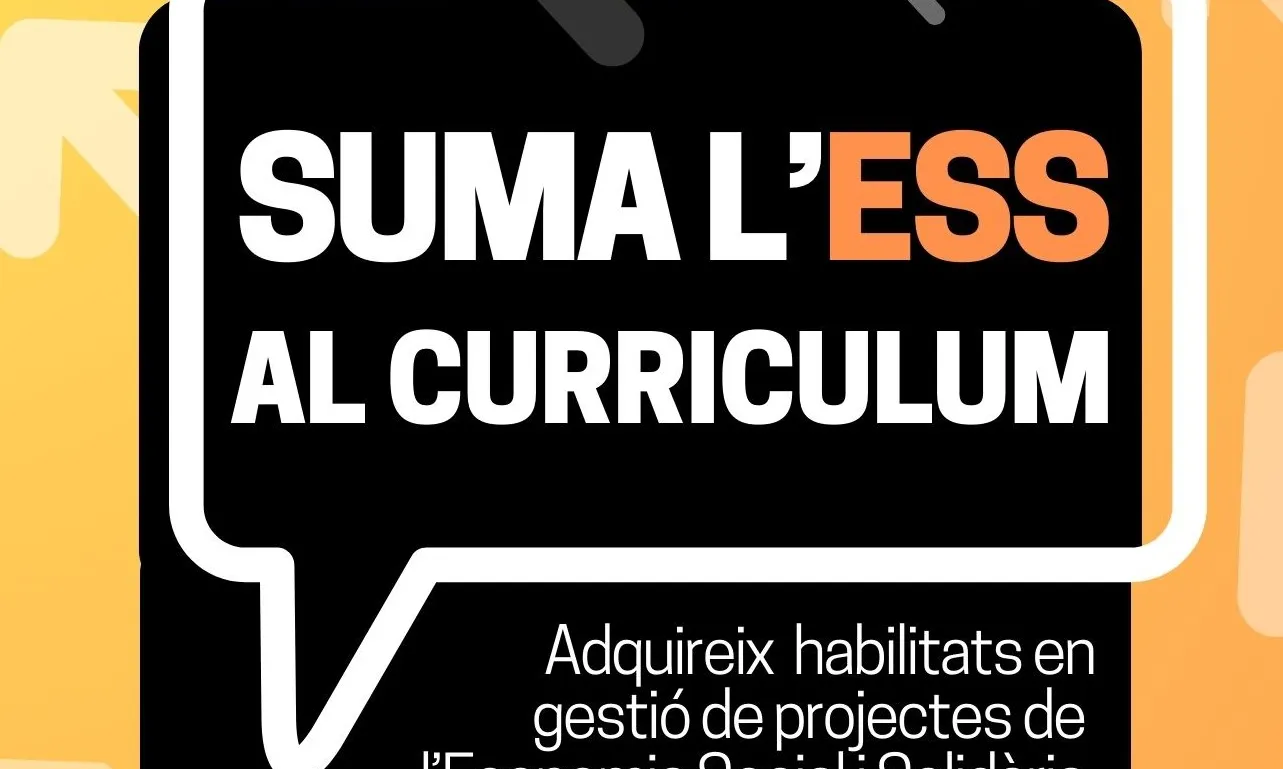 Adquireix habilitats en gestió de projectes de l'Economia Social i Solidària! Formació gratuïta i certificada.