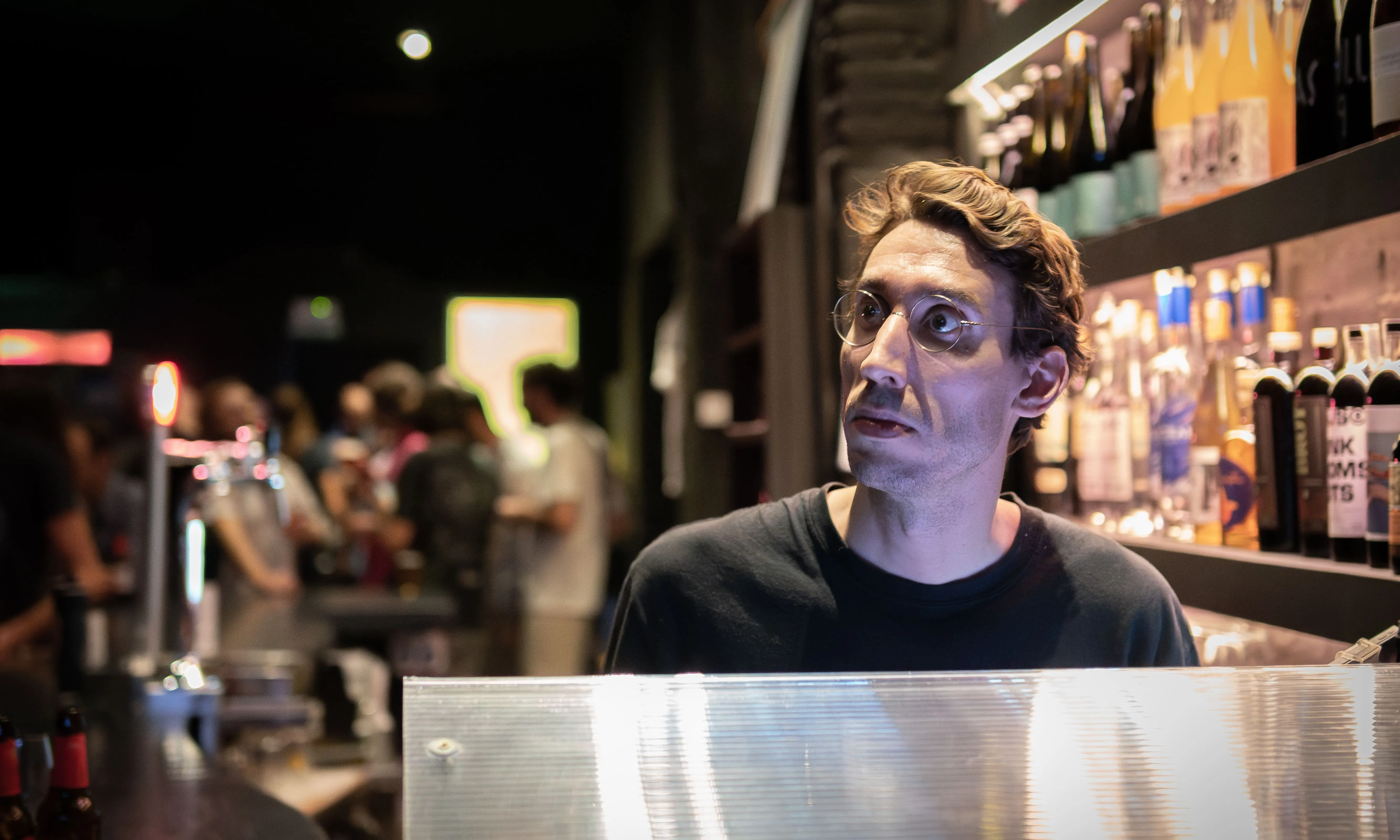 Sergi Egea, un dels socies fundadors de l'Afluent, a la sala VOL. Font: l'Afluent