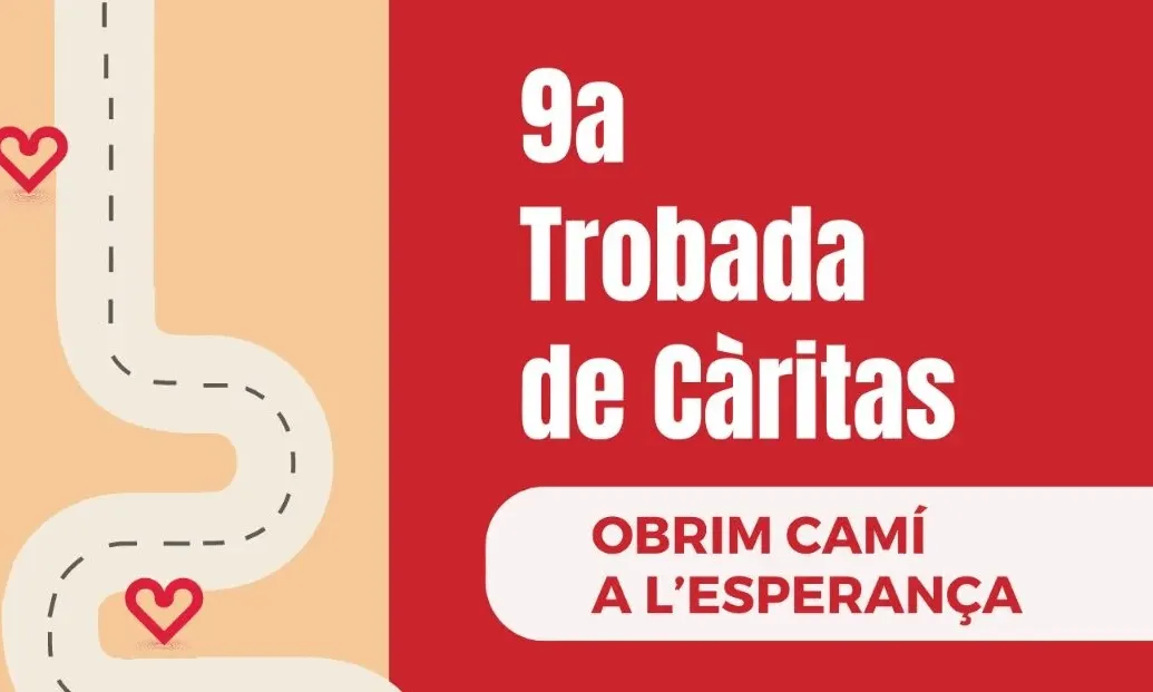 Cartell de l'esdeveniment "9a Trobada de Càritas Girona"