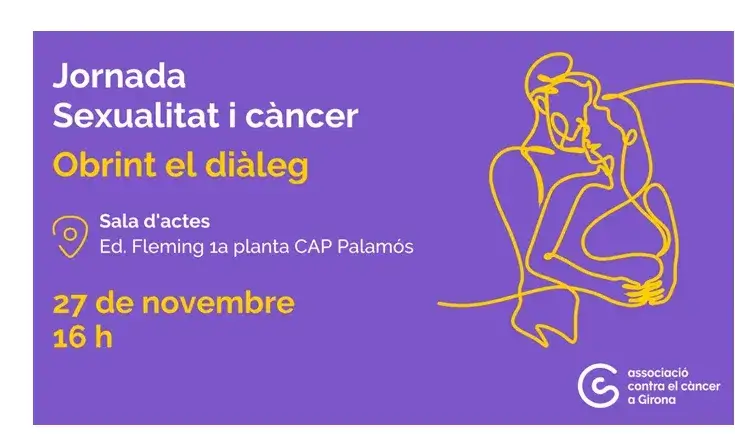 Cartell de l'esdeveniment 'Jornada Sexualitat i càncer'