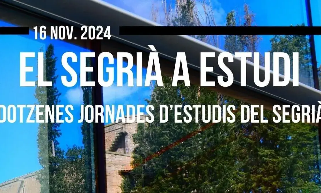 Cartell de les jornades 'El Segrià a estudi'