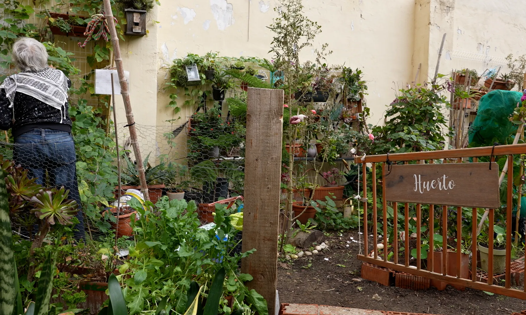 L'Espai Nur també compta amb un petit hort comunitari, on es realitzen activitats d'educació infantil per a infants. Font: Marta Catena