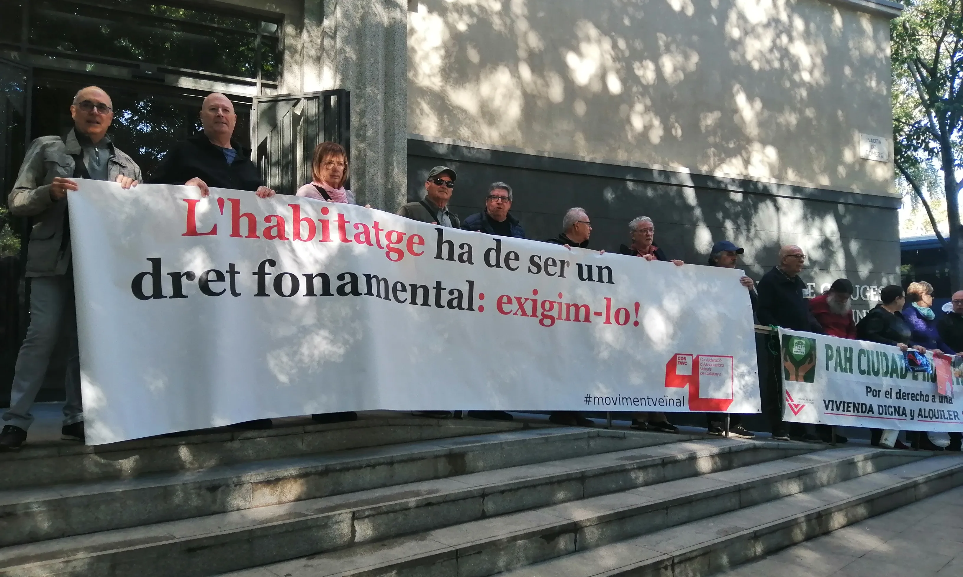 Mobilització veïnal pel dret a l'habitatge