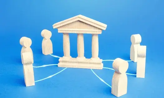Les entitats de dret són bàsiques per al funcionament d'un país. Font: Canva.