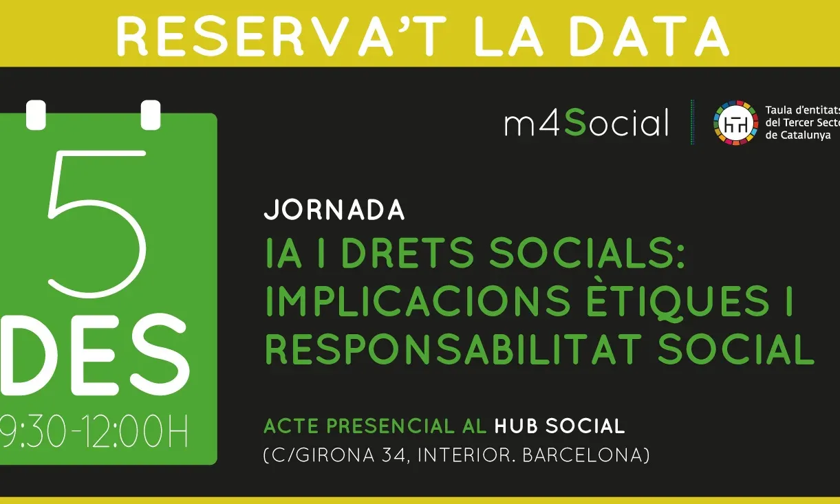 Jornada: ‘IA i Drets Socials: Implicacions Ètiques i Responsabilitat Social’ 