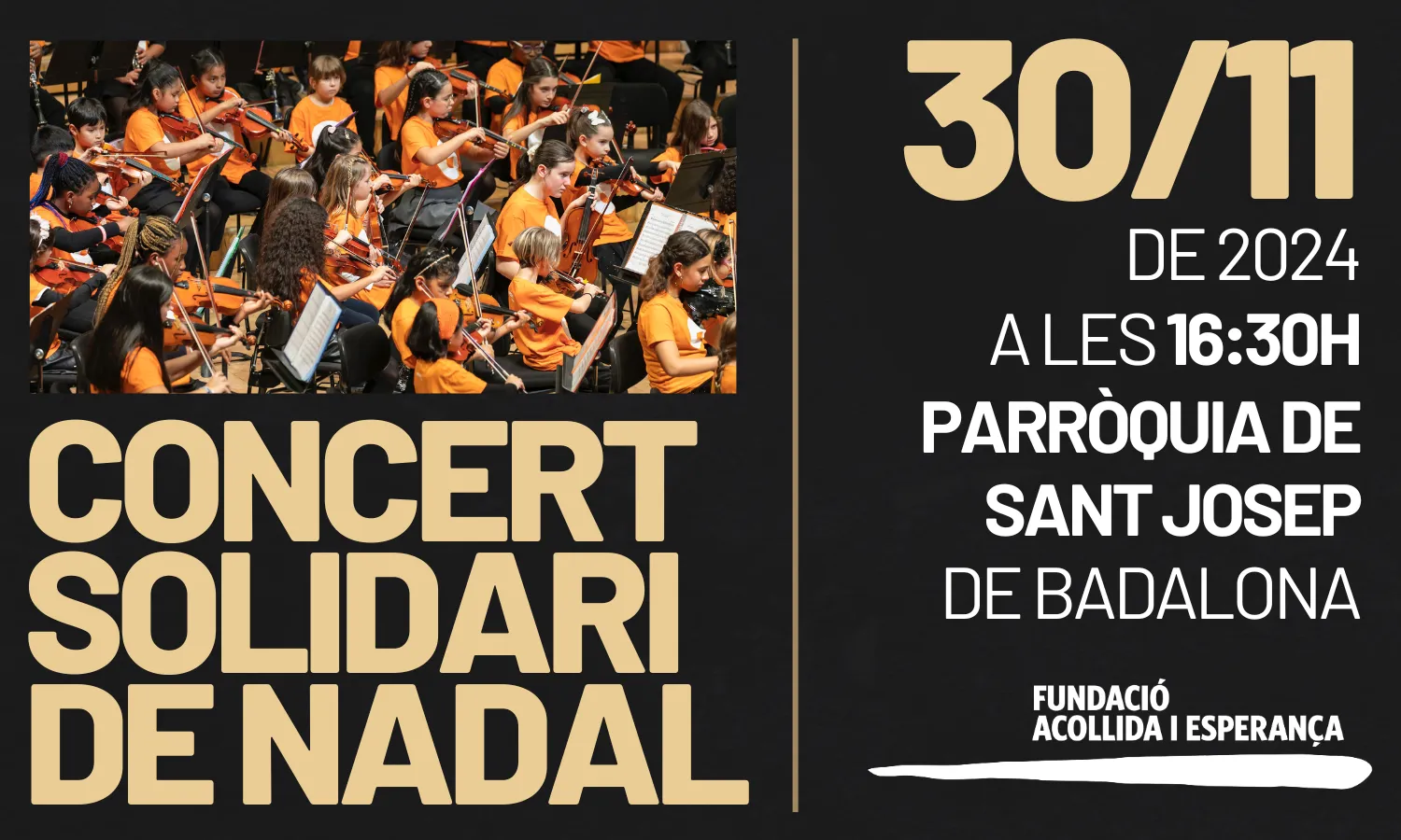 Concert solidari de Nadal a la Parròquia Sant Josep de Badalona