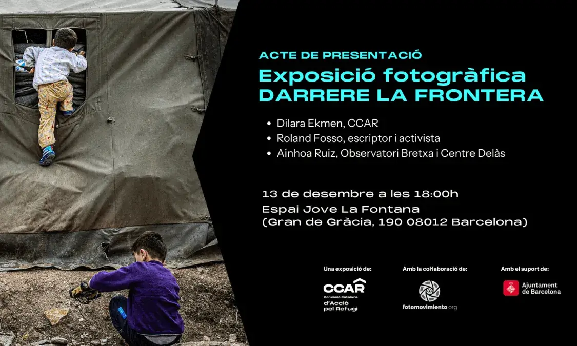 Presentació de l'exposició fotogràfica "Darrere la frontera"