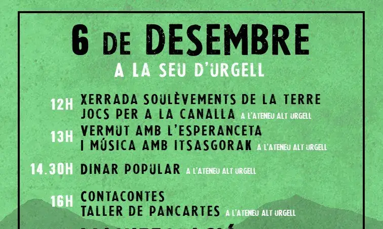 Cartell de la jornada. Font: Pirineu Viu 