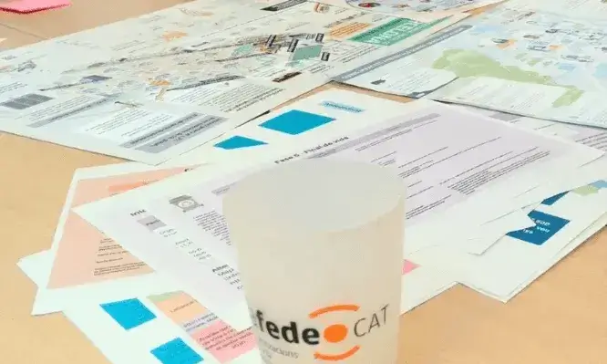 Imatge del mapa dels impactes del tèxtil a Barcelona