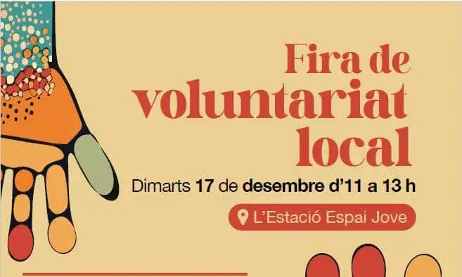 Cartell de la Fira de Voluntariat Local