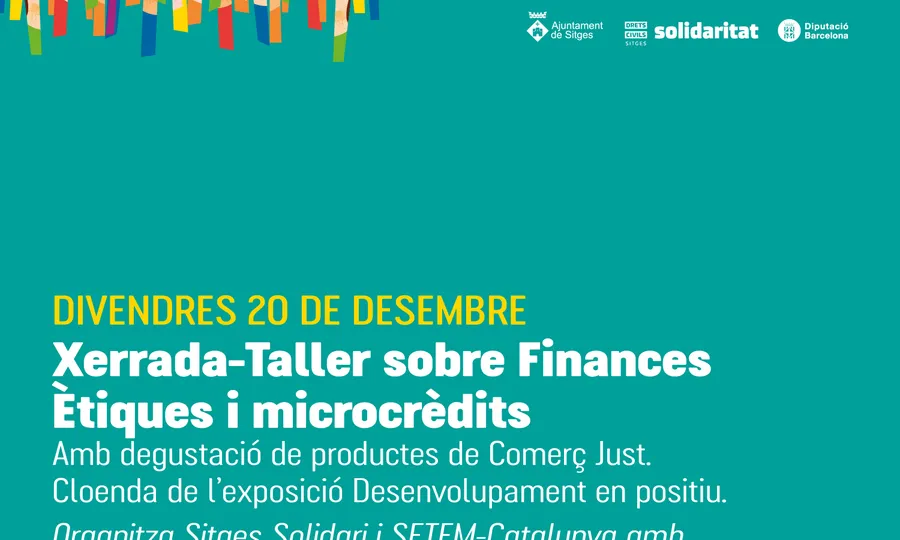 Cartell de la xerrada, emmarcada dintre de les IV Jornades DDHH Sitges. Font: Drets Civils Sitges 