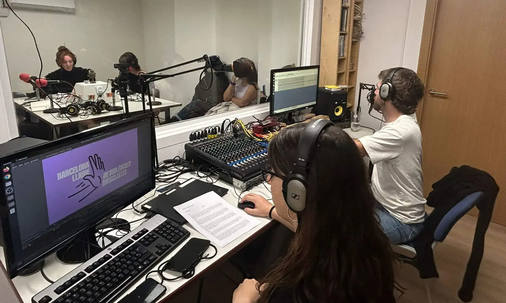 El programa de ràdio comunitària produït a Colectic amb motiu del 25N. Font: Colectic.