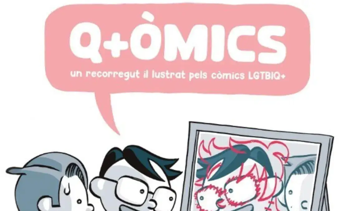 Amb més d’una quarantena de mostres de quinze obres, l’exposició busca fer visible la lluita i el compromís del col·lectiu LGBTIQ+ al món del còmic. Font: Entenem Santa Coloma LGTBIQA+