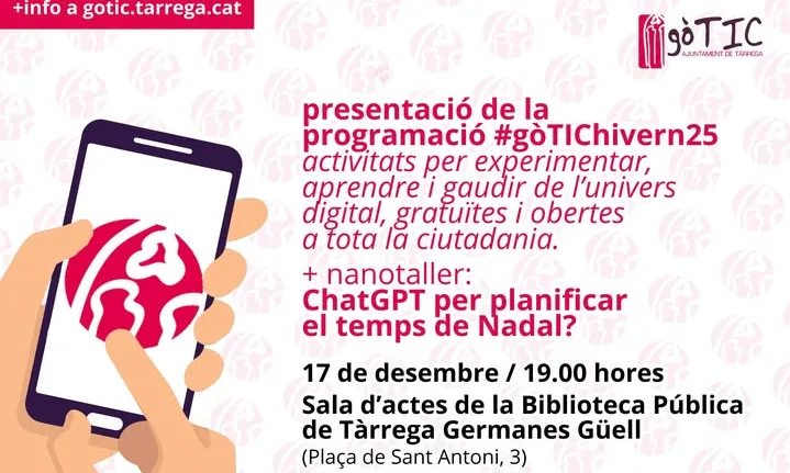 Cartell promocional de l'activitat
