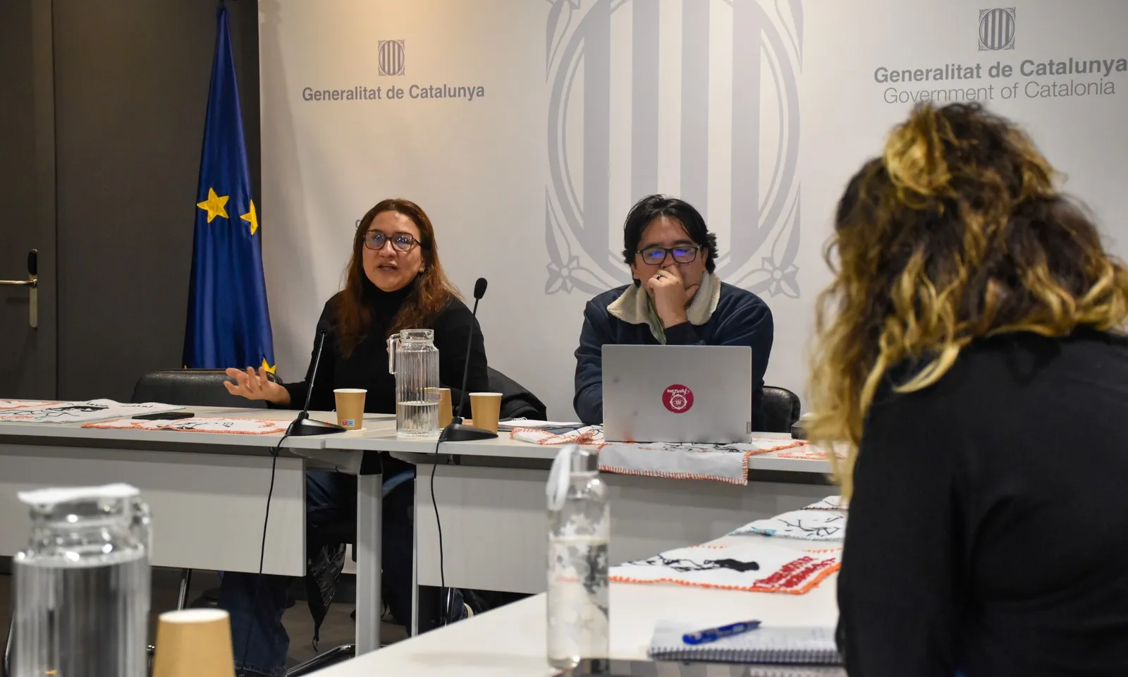 La Martha Giraldo i l'Adriel José Ruiz Galván han fet parada a Catalunya en el marc de la seva gira.