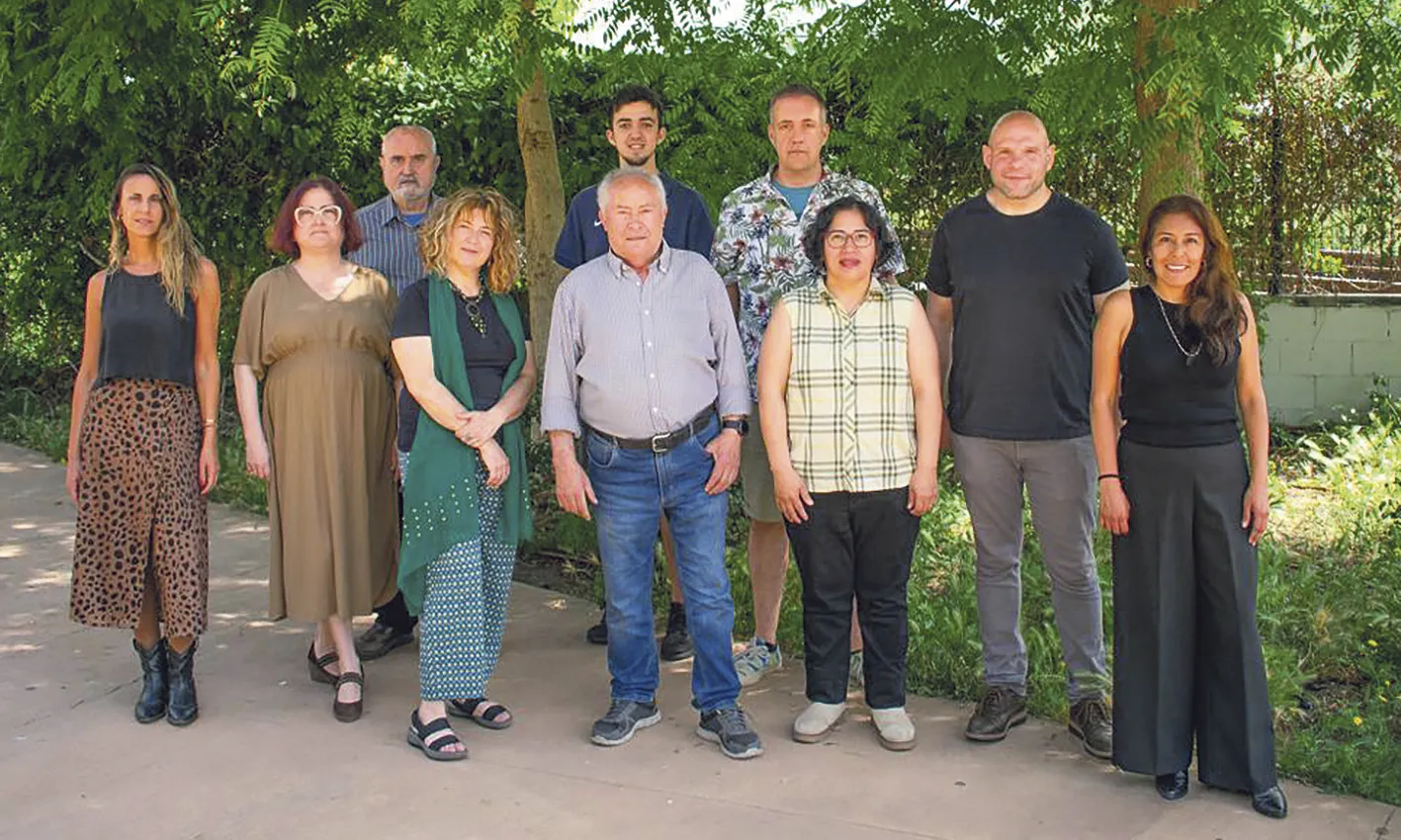 Membres de l'equip de la Comunalitat de La Frontissa.