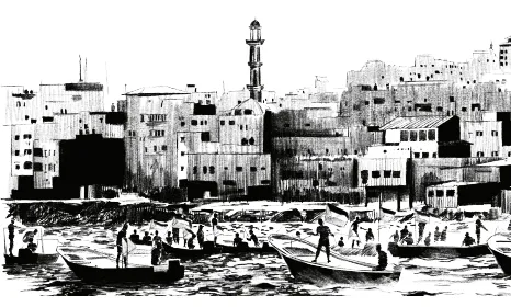 Imatge de Gaza en blanc i negre