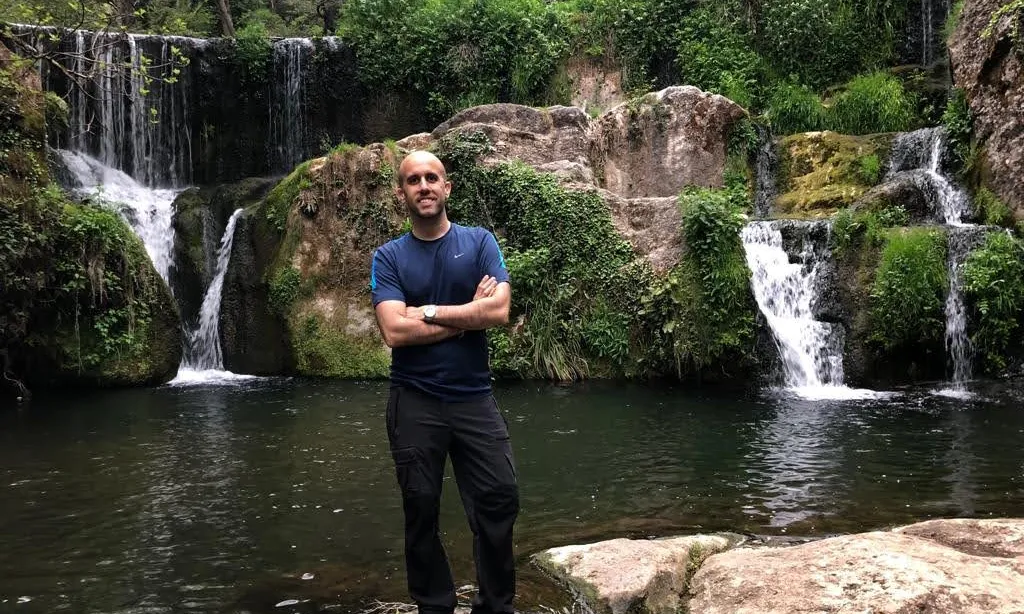L'Alberto es va iniciar amb el senderisme. Font: Panteres Grogues