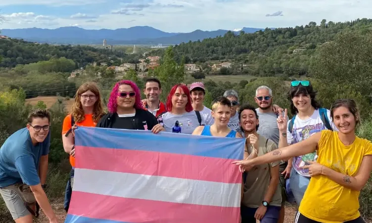 L'Associació Trans* Girona organitza diverses activitats a l'aire lliure. Font: Associació Trans* Girona