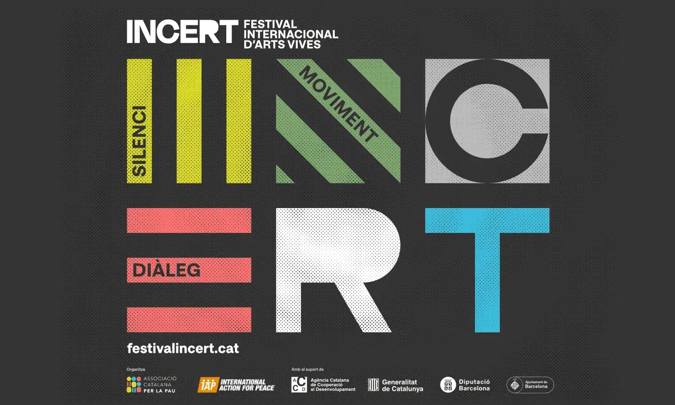 Cartell oficial de la primera edició del Festival Incert.