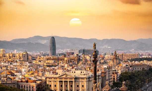 Vista aèria de Barcelona