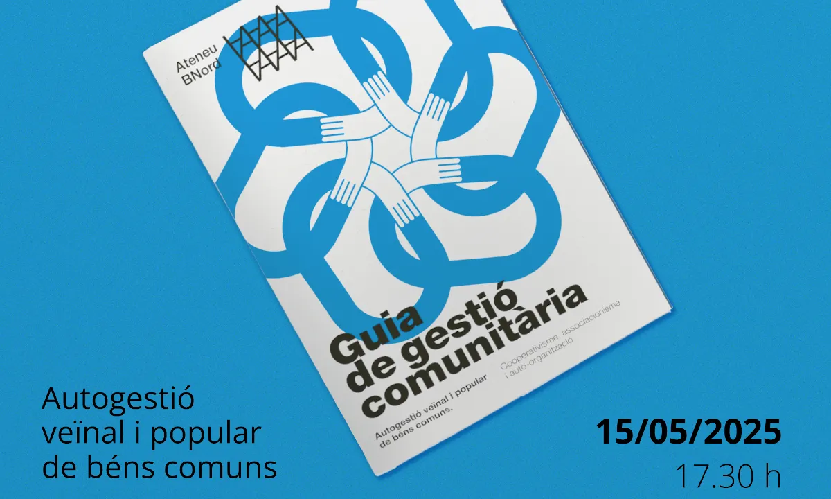 Presentació de la Guia de gestió comunitària a l’Ateneu Sant Roc a Badalona