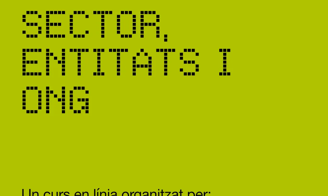 Cartell curs IA aplicada al tercer sector Social.cat