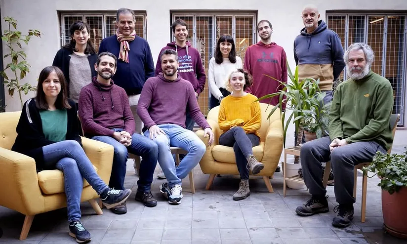 L'equip de la cooperativa Jamgo