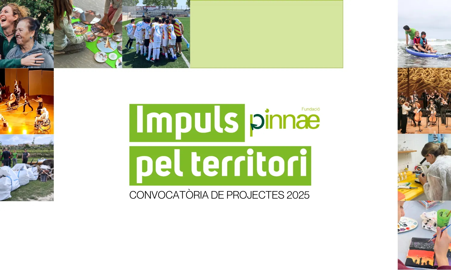 Portada de la convocatòria. 