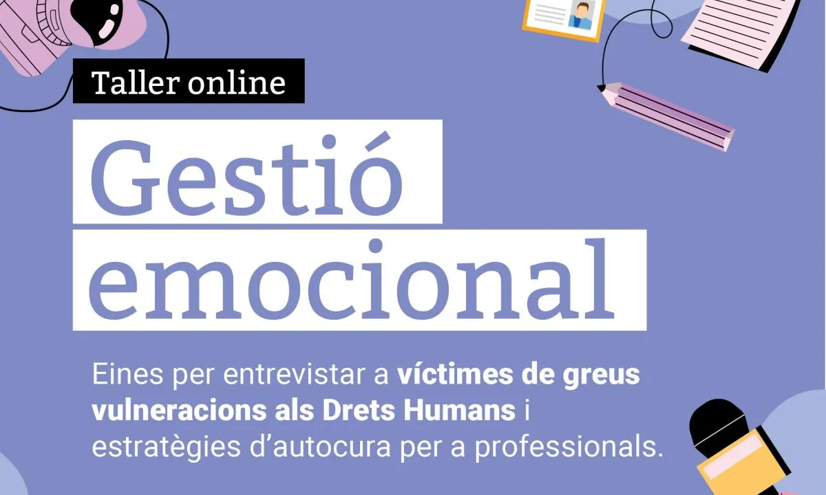 Cartell del taller de Gestió emocional